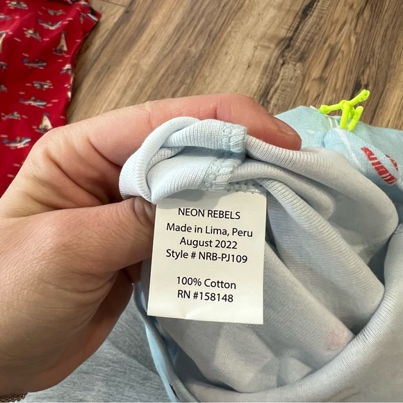 NWT NEON REBELS Baby Carson Holiday Footie Pajama, Ski Pups - Picture 4 of 7